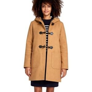 ARMOR LUX NWOT Concarneau Wool Blend Women's Camel Duffle Coat Size 40 M